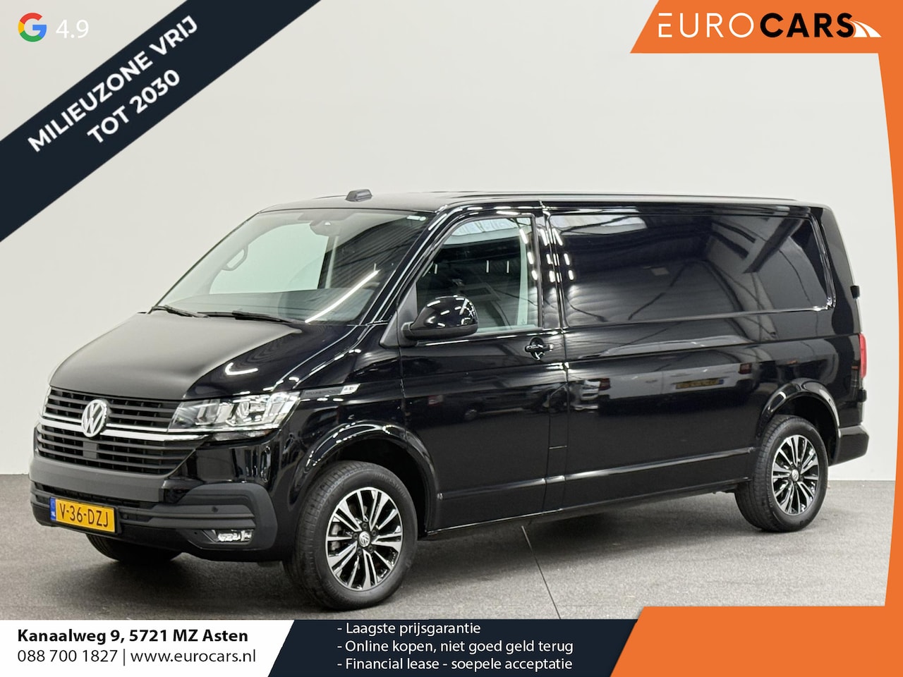 Volkswagen Transporter - 2.0 150PK L2H1 Highline Automaat Airco  Navi Parkeersensoren Camera Trekhaak Carplay - AutoWereld.nl