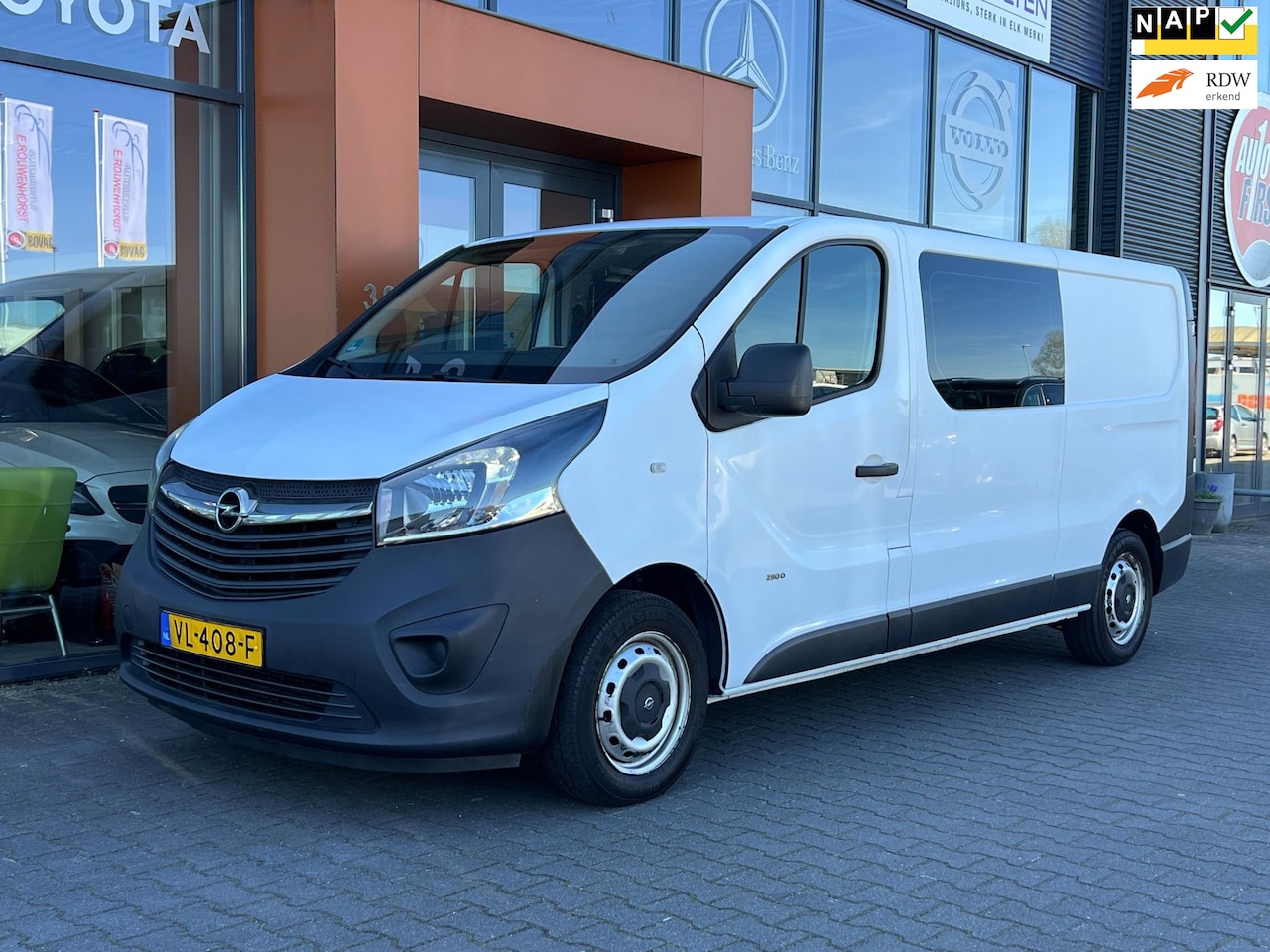 Opel Vivaro - 1.6CDTI L2H1 DC|Cruise|Navi|Bluetooth|Airco|6bak - AutoWereld.nl