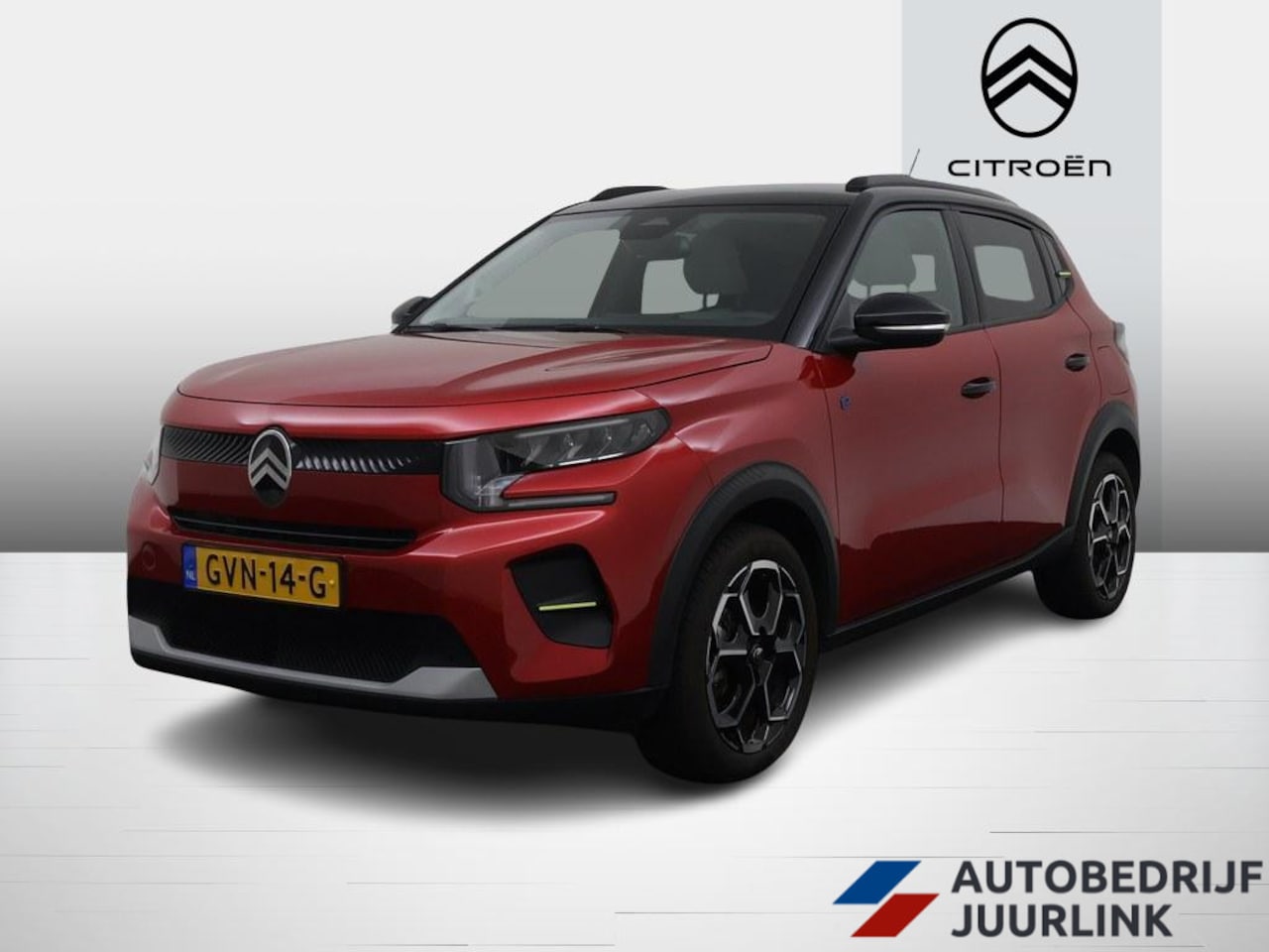 Citroën ë-C3 - Max 113pk 44 kWh 3Fase Nav/Camera/Ecc/H.Leder/ CarPlay/Hud/17inch/Dakrail - AutoWereld.nl