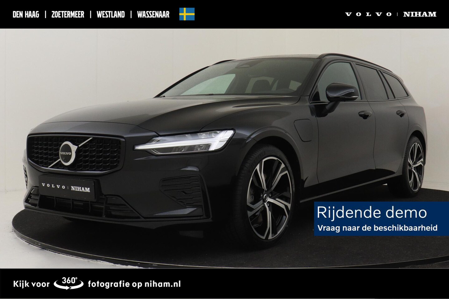 Volvo V60 - T8 PLUG-IN HYBRID AWD ULTRA PERFORMANCE ED. DARK -PANO.DAK|HARMAN/KARDON|HEAD-UP DISP.|360 - AutoWereld.nl