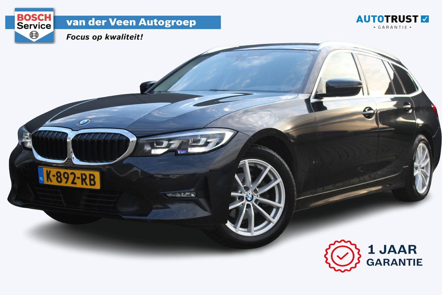 BMW 3-serie Touring - 318i High Executive | Incl. 12 maanden garantie | Trekhaak elektrisch uitklapbaar | Harman - AutoWereld.nl