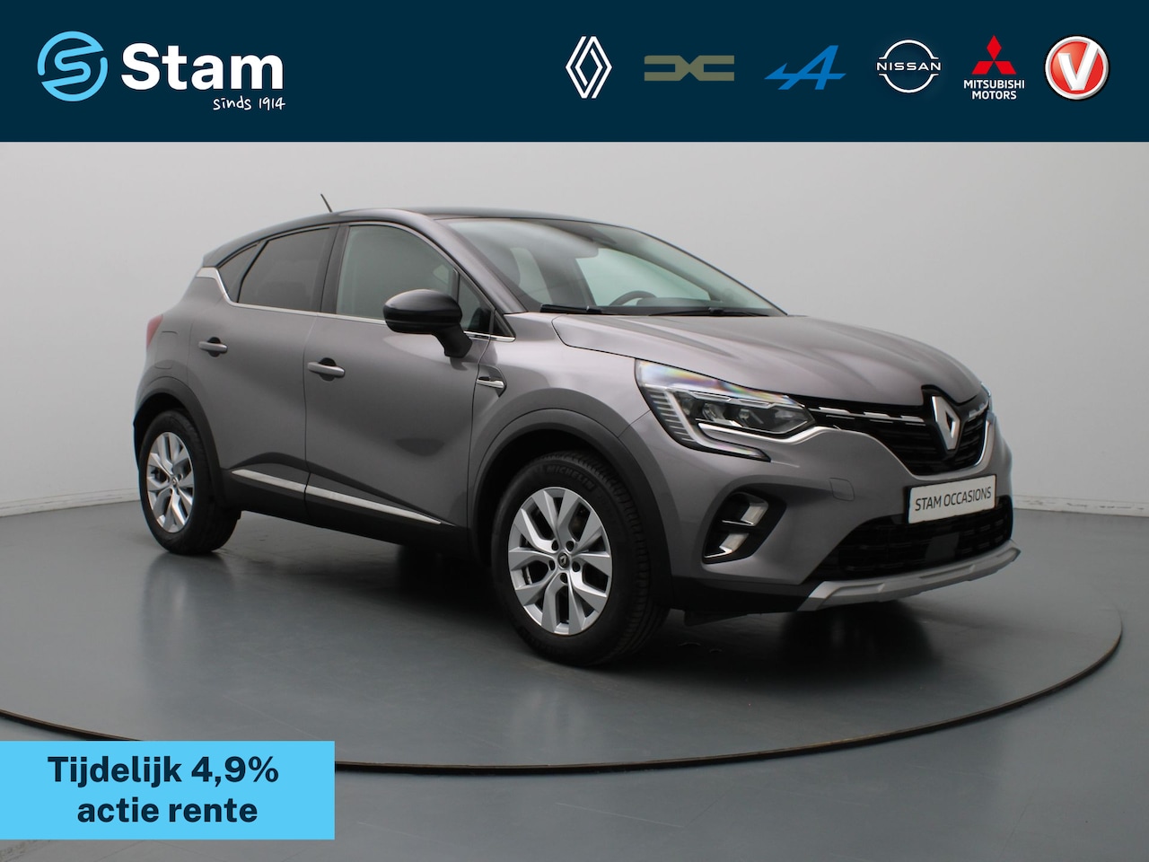 Renault Captur - TCe 100pk Intens Cruise Control | Climate Control | Navigatie by app| Trekhaak - AutoWereld.nl