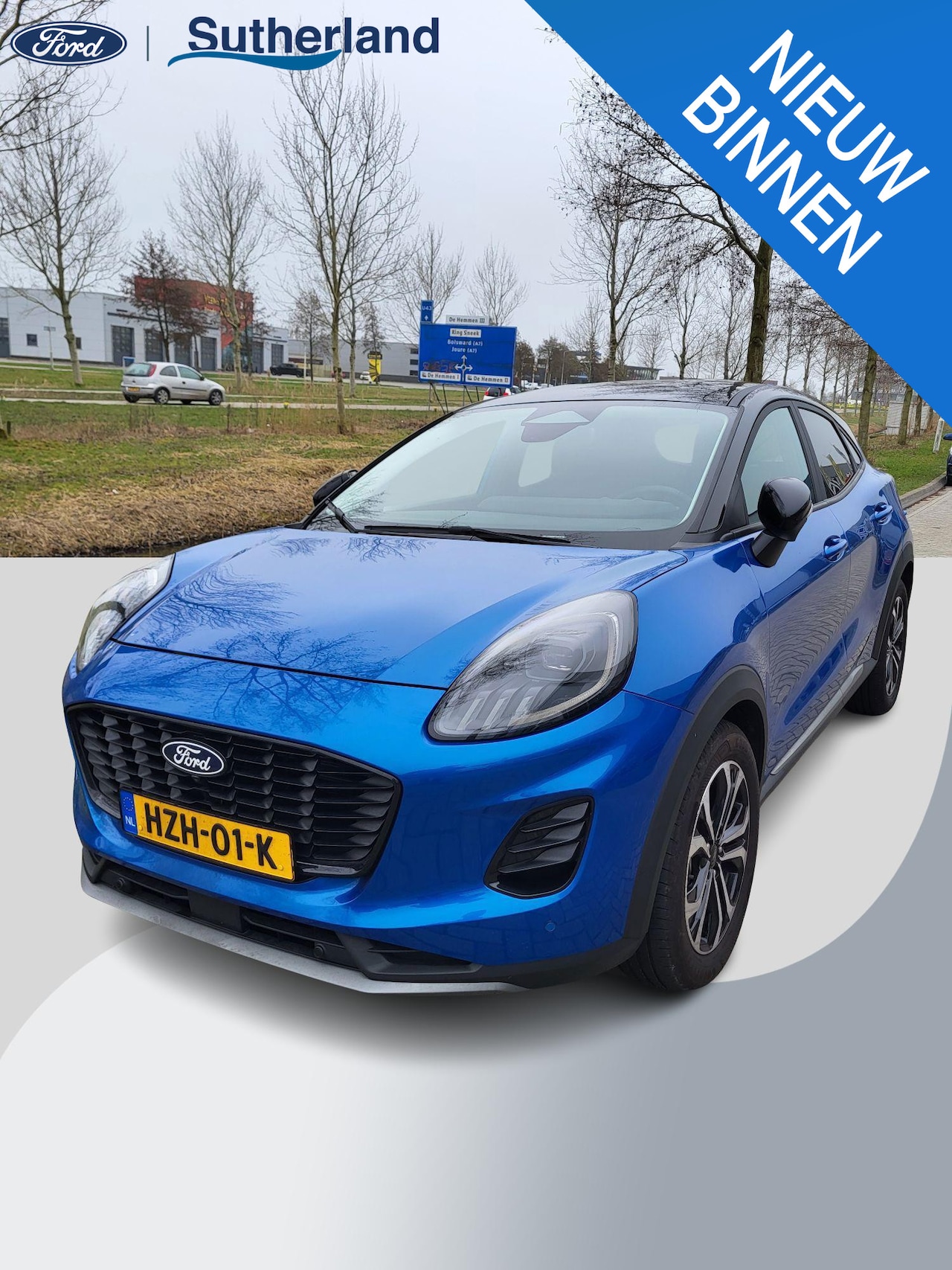 Ford Puma - 1.0 EcoBoost Hybrid Titanium | Adaptive cruise control | Trekhaak | Winterpack | 360 Camer - AutoWereld.nl