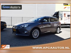 Ford Focus Wagon - 1.0 EcoBoost Titanium 6 mnd GARANTIE Carplay Cruise Clima Navi