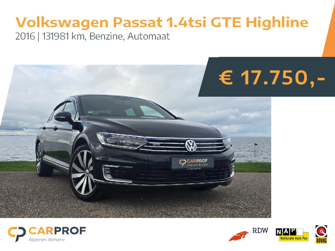 Volkswagen Passat - 1.4 TSI GTE Highline 1.4 TSI GTE Highline - AutoWereld.nl