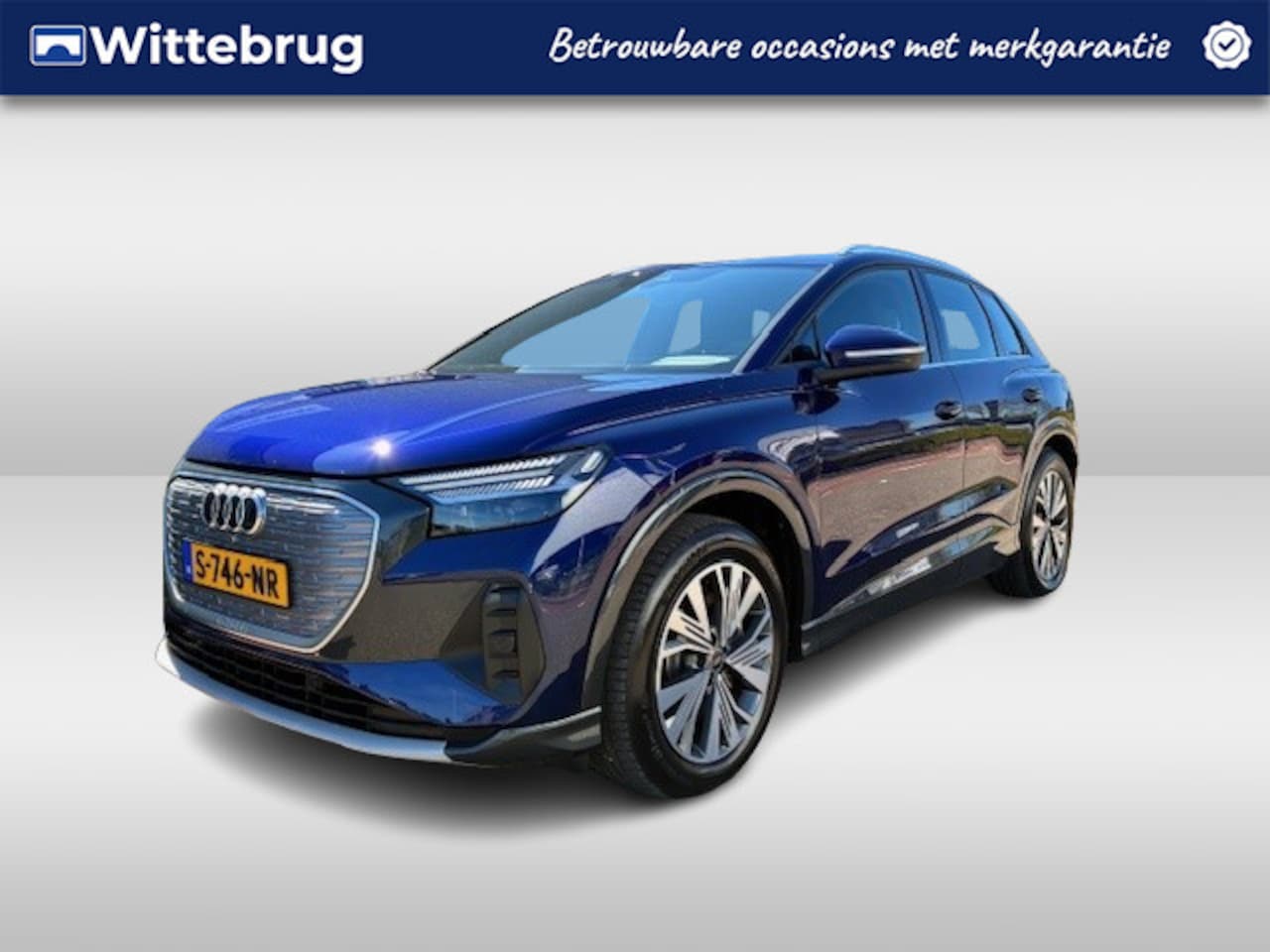 Audi Q4 e-tron - 40 Advanced edition 77 kWh / Matrix LED / Elek Trekhaak / Elek Achterklep / Navigatie / 19 - AutoWereld.nl