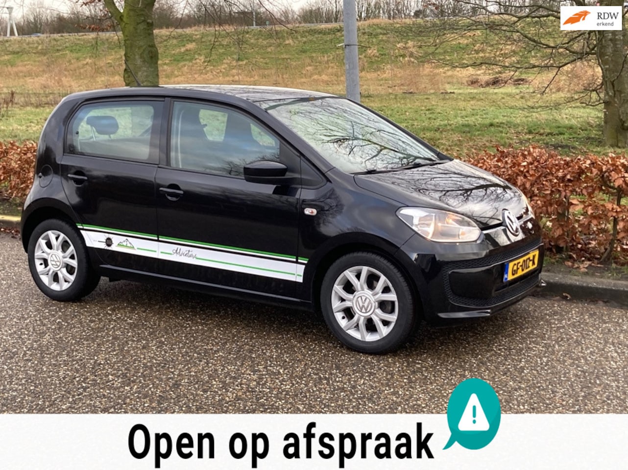 Volkswagen Up! - 1.0 move up! Bleu m. Navigatie Rijklaar incl nw apk!! - AutoWereld.nl