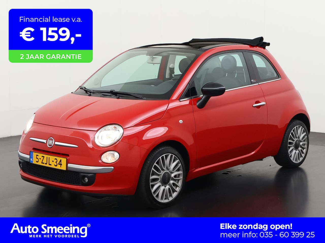 Fiat 500 C - 0.9 TwinAir Turbo Cult | Zondag Open! - AutoWereld.nl