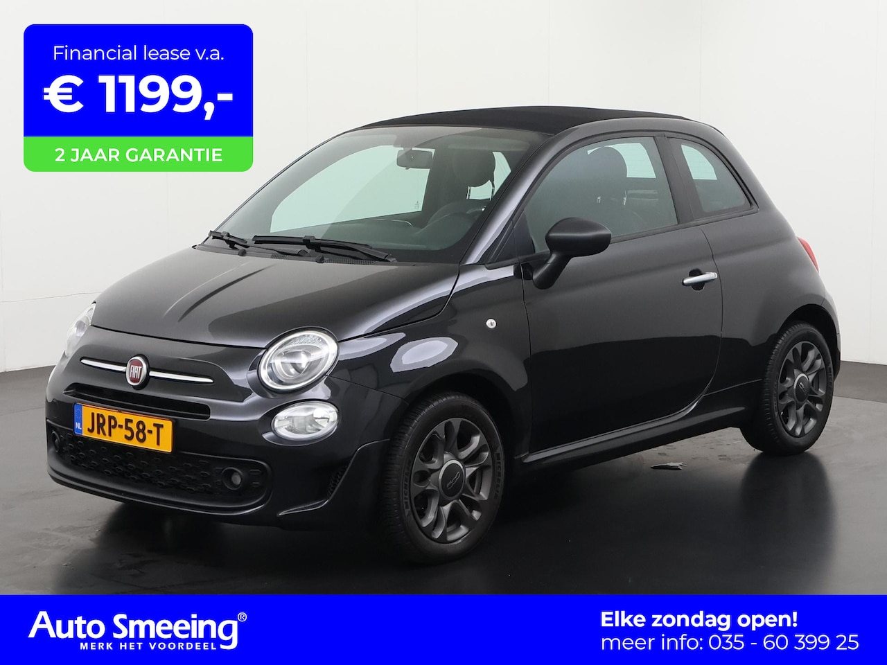Fiat 500 C - 1.0 Hybrid Sport | Apple/Android Carplay | Lichtmetalen Velgen | Zondag Open! - AutoWereld.nl