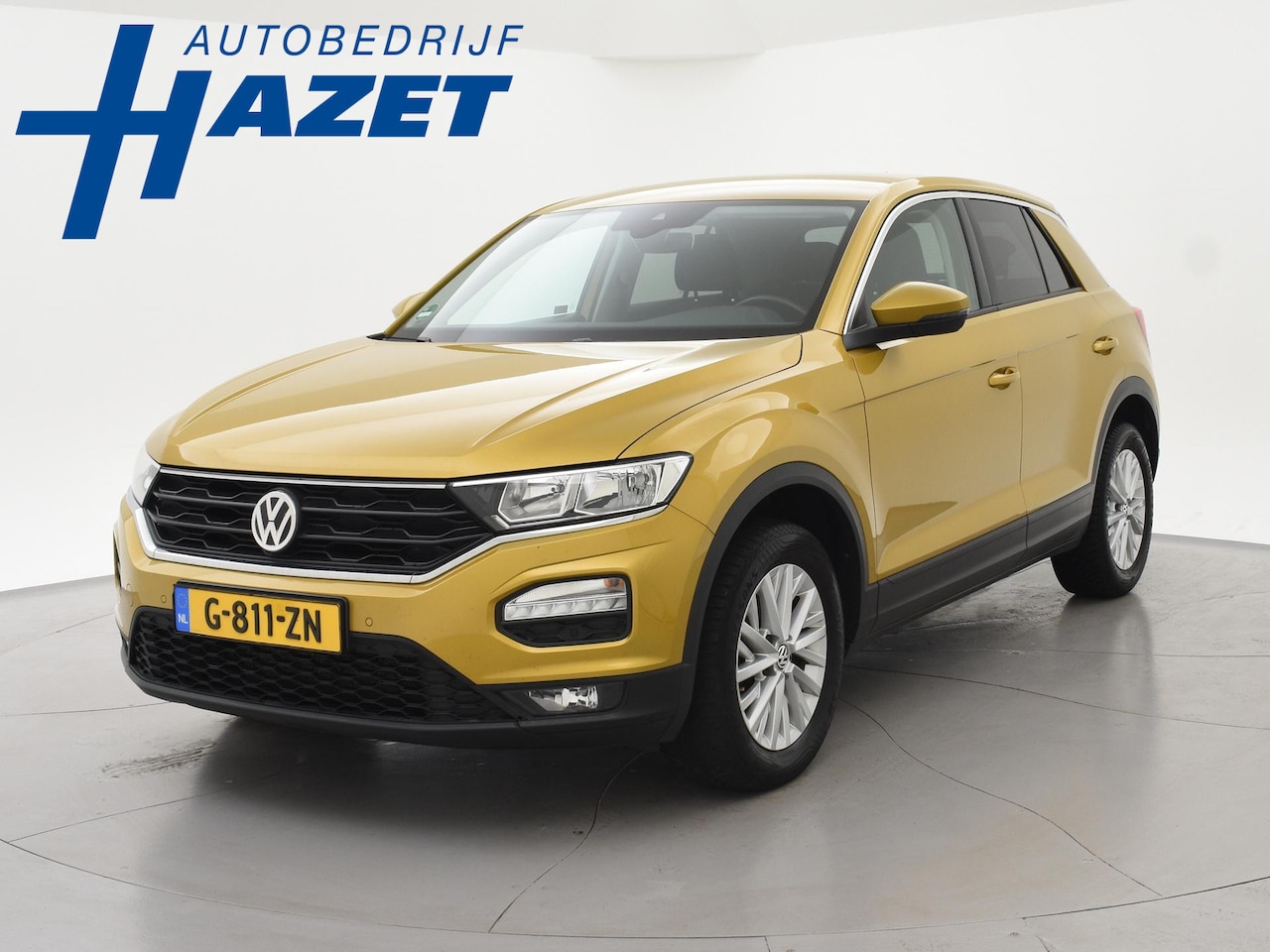 Volkswagen T-Roc - 1.0 TSI + APPLE CARPLAY | TREKHAAK | STOELVERW. | KURKUMA YELLOW | CRUISE | PRIVACY - AutoWereld.nl