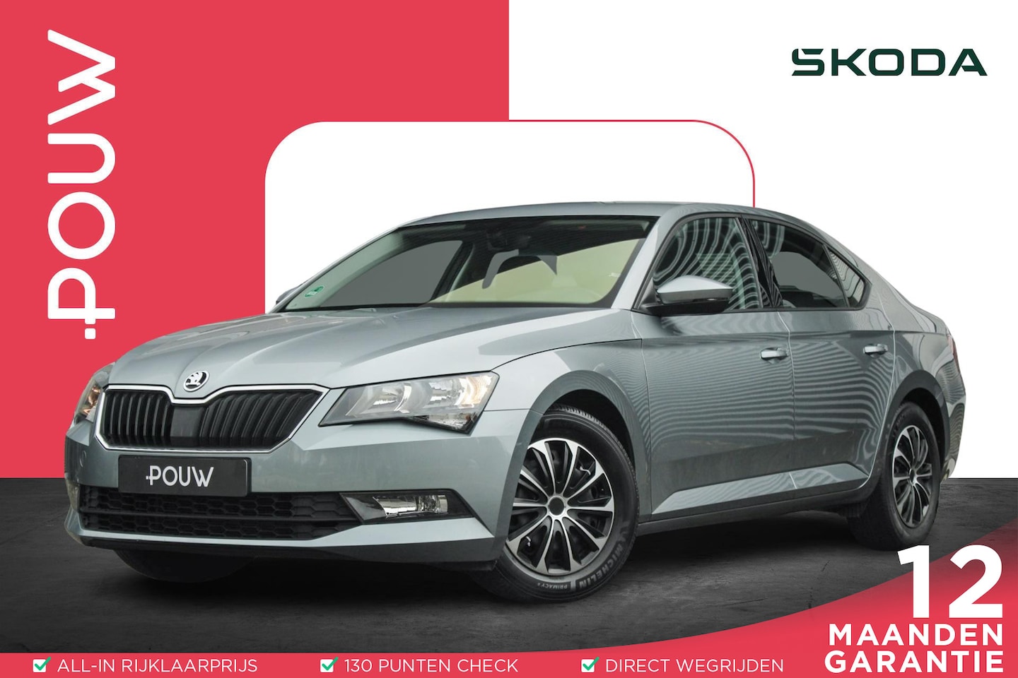 Skoda Superb - 1.5 TSI 150pk Ambition | Verwarmde Voorruit | Cruise Control | Parkeersensoren | Stoelverw - AutoWereld.nl