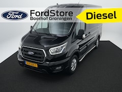 Ford Transit - 350 L2H2 Limited 185 pk FWD | Trekhaak | Navigatie | Dubbele cabine |
