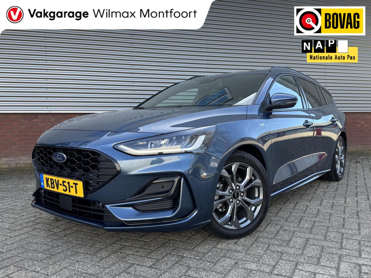 Ford Focus Wagon - 1.0 EcoBoost Hybrid ST Line X|ACC|Winterpack|Camera|Stoel+Stuur verwarming|Carplay||Automa - AutoWereld.nl