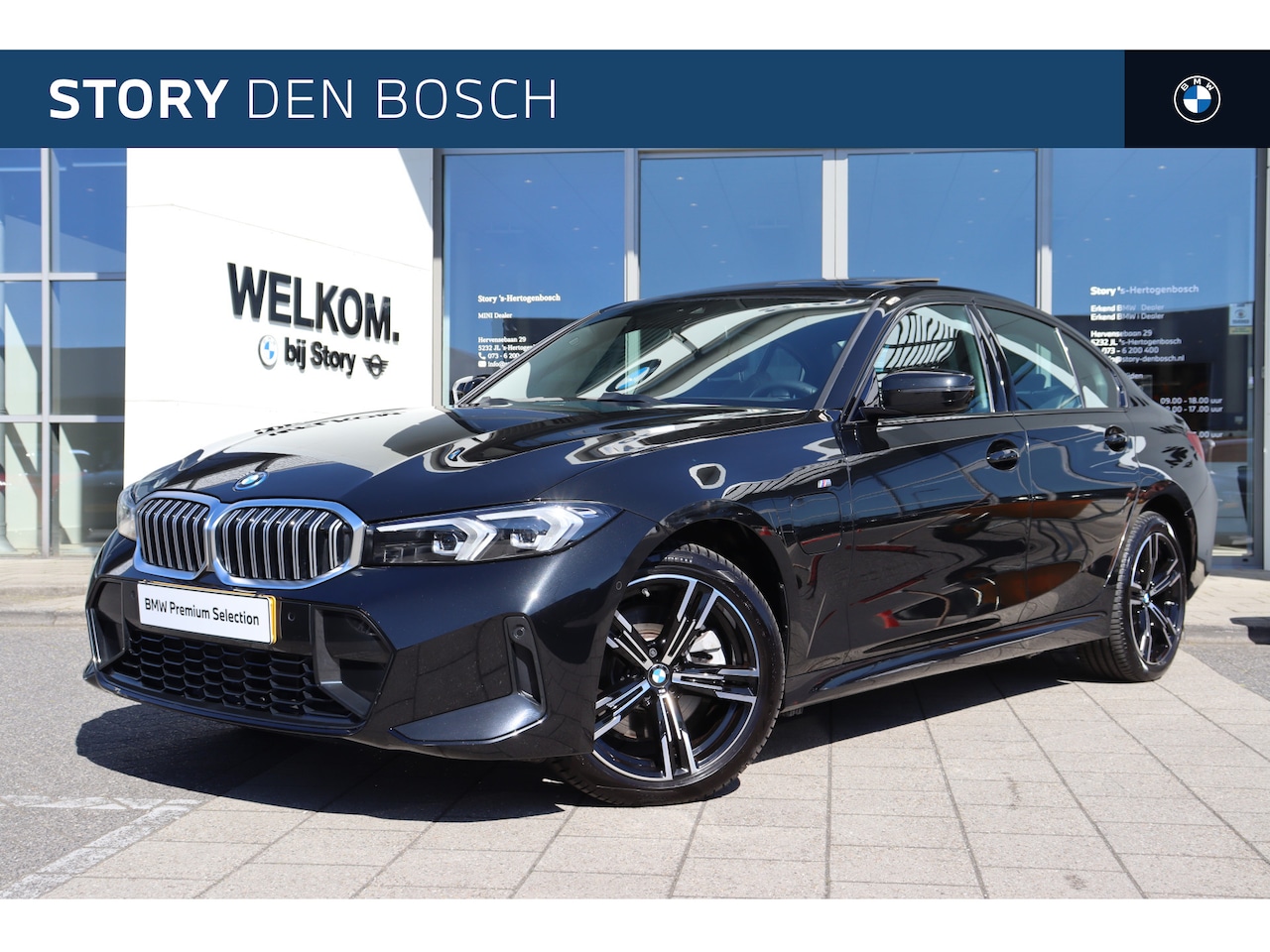 BMW 3-serie - 330e M Sport Automaat / Trekhaak / Schuif-kanteldak / Sportstoelen / Comfort Access / Acht - AutoWereld.nl