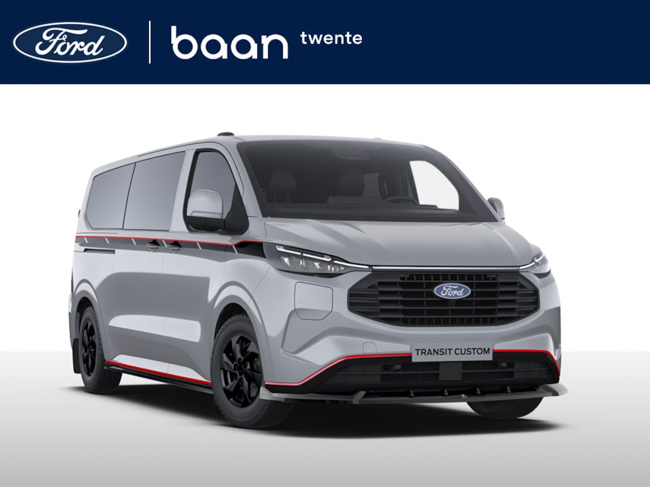 Ford Transit Custom - 320 2.5 PHEV L2H1 Grey Platinum Edition - AutoWereld.nl