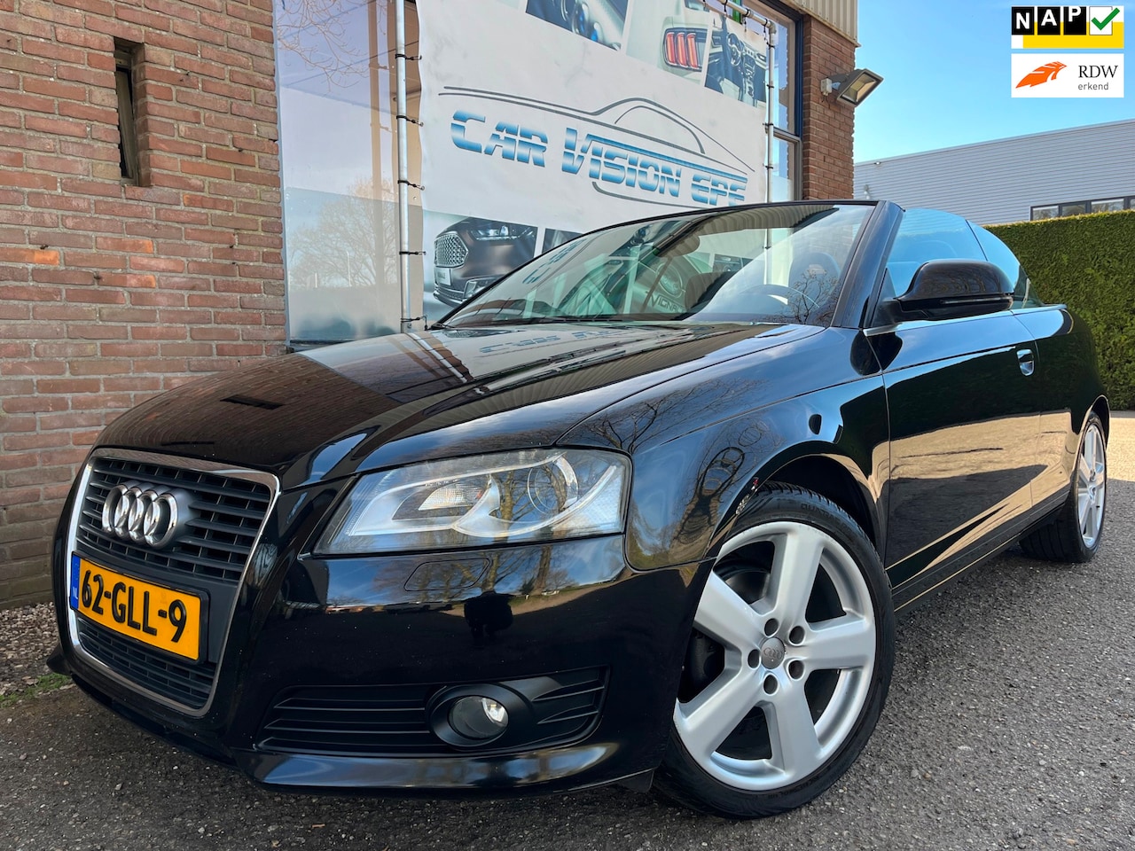Audi A3 Cabriolet - 1.8 TFSI Ambition Pro Line|Cabrio|Trekhaak|Leder|Cruise| - AutoWereld.nl