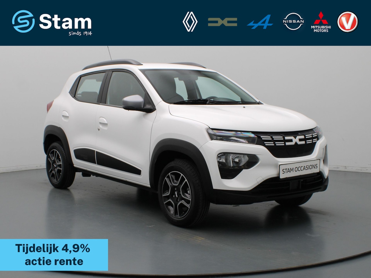 Dacia Spring - Expression 27 kWh Airco | Camera | Carplay | Navi | Parkeersens. achter - AutoWereld.nl