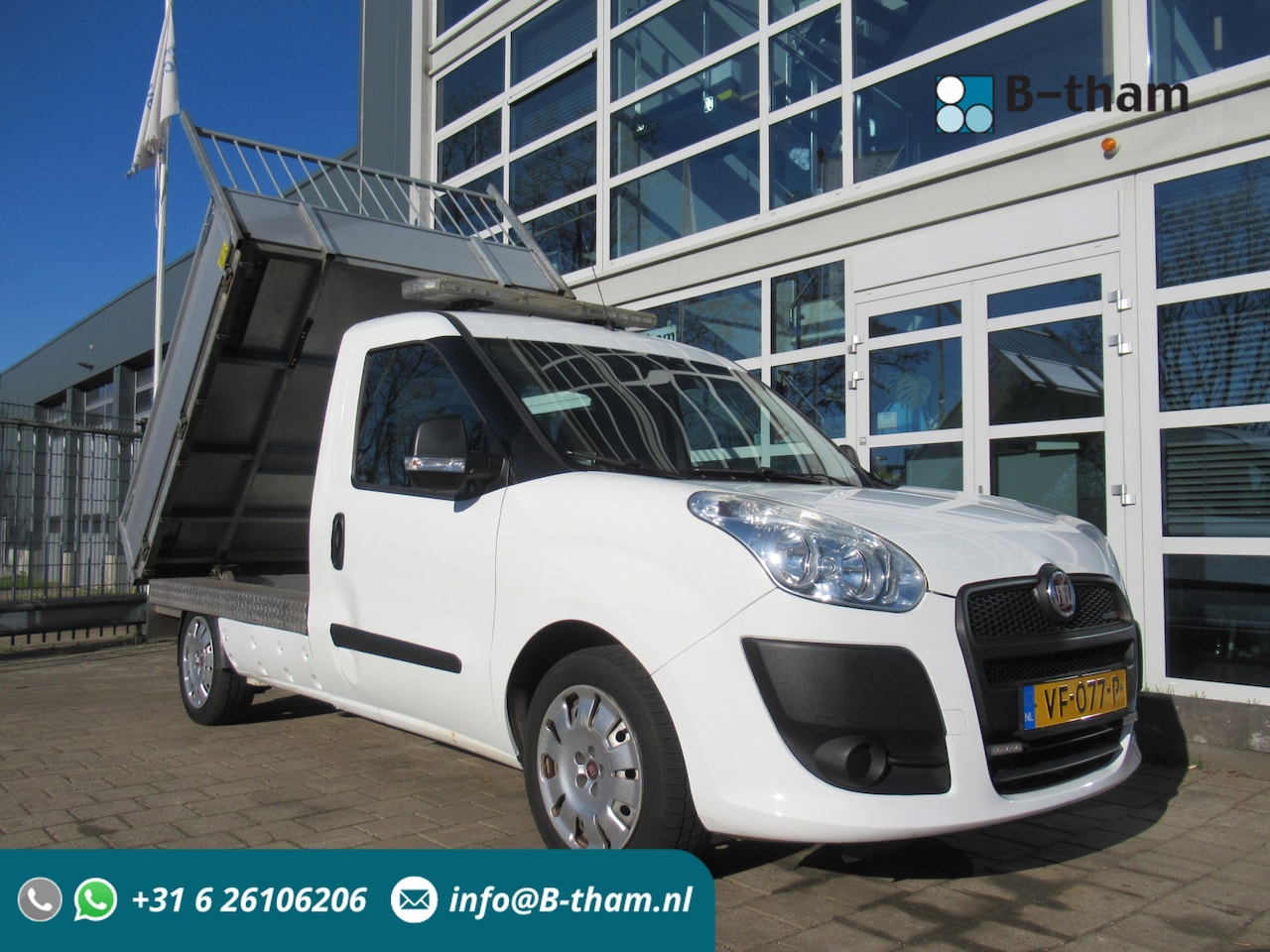 Fiat Doblò - 1.3 M-Jet 66KW Maxi Kipper - Tipper AIRCO - AutoWereld.nl