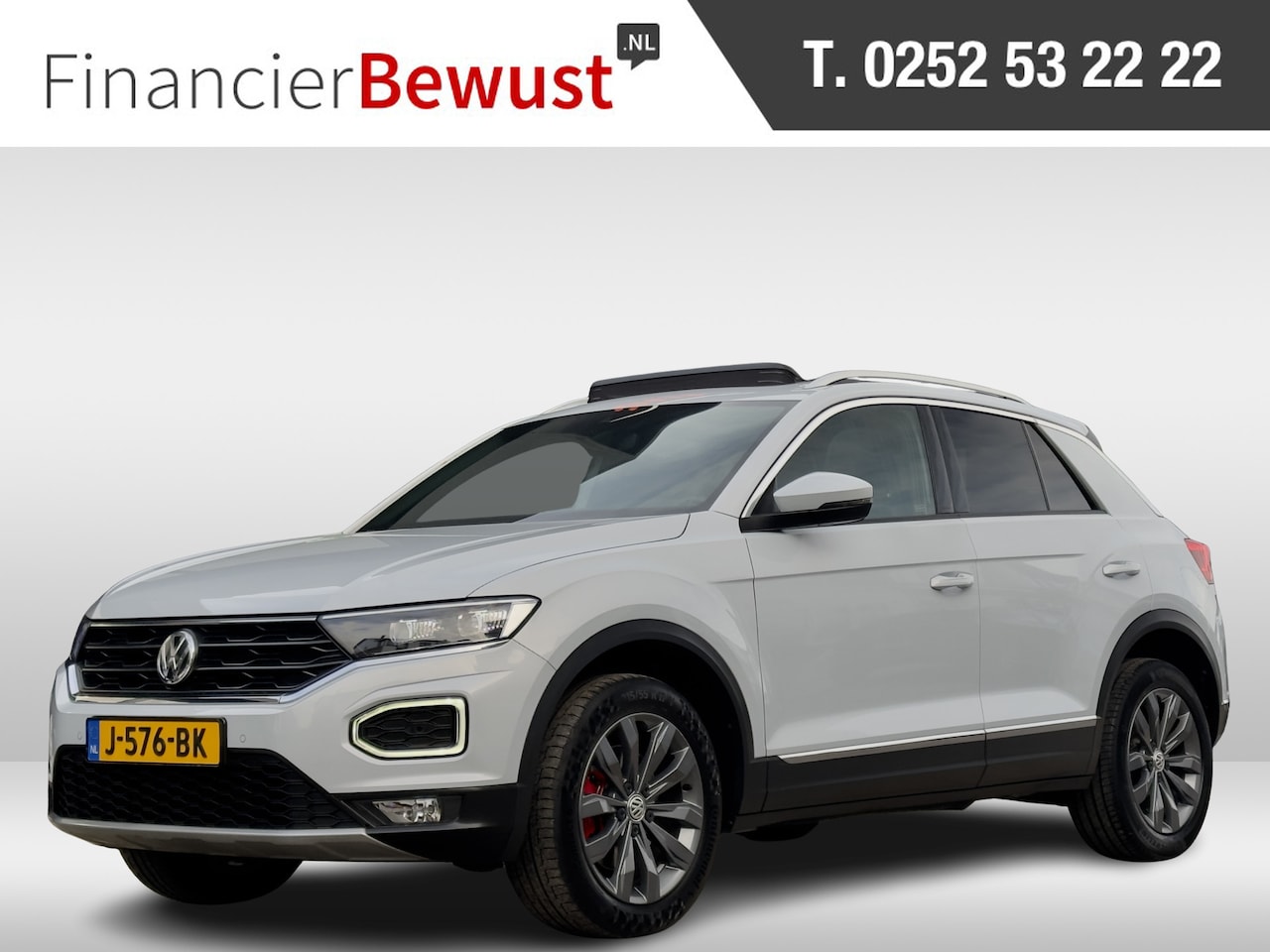 Volkswagen T-Roc - 1.5 TSI AUT7 150PK PANODAK NAVI CAMERA DIGI-DASH APPLE-CARPLAY LED LMV PDC - AutoWereld.nl