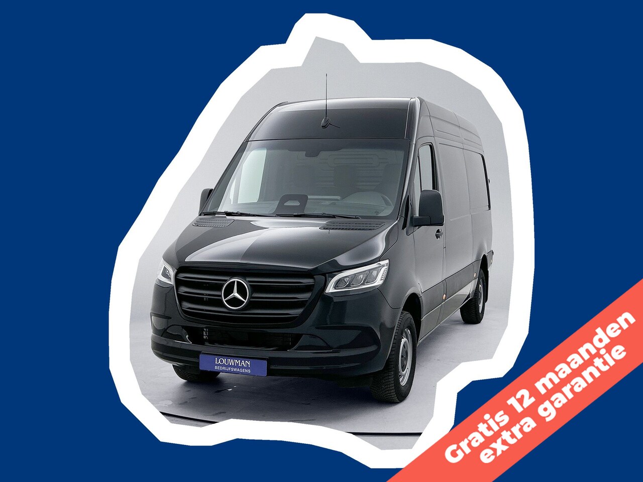 Mercedes-Benz Sprinter - 317 1.9 CDI L2H2 3500KG trekgewicht BPM-Vrij Gratis 12 Maanden Extra Garantie Navigatie LE - AutoWereld.nl