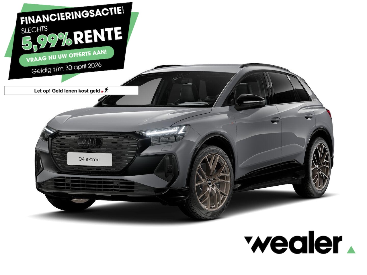 Audi Q4 e-tron - 45 S Edition 82 kWh | 286 PK | SoH 100% | Matrix Led koplampen | Sonos premium | S line | - AutoWereld.nl
