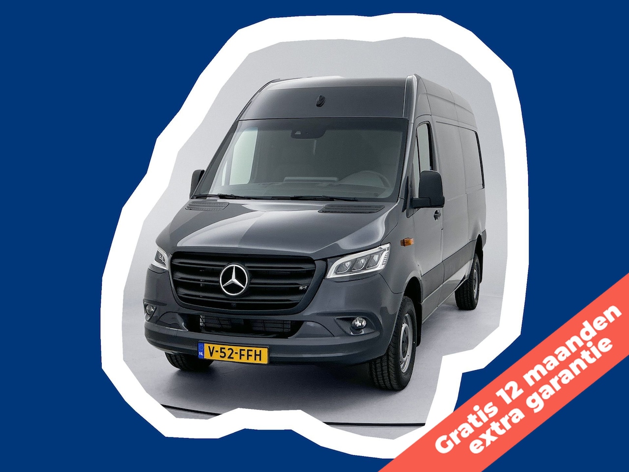 Mercedes-Benz Sprinter - 319 1.9 CDI 366 L2H2 9G-Automaat Gratis 12 Maanden Extra Garantie Nieuw BPM Vrij LED Navig - AutoWereld.nl