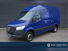 Mercedes-Benz Sprinter - 516 160pk Automaat 3500kg L2H2 Dubbellucht Trekhaak Apple Carplay Camera