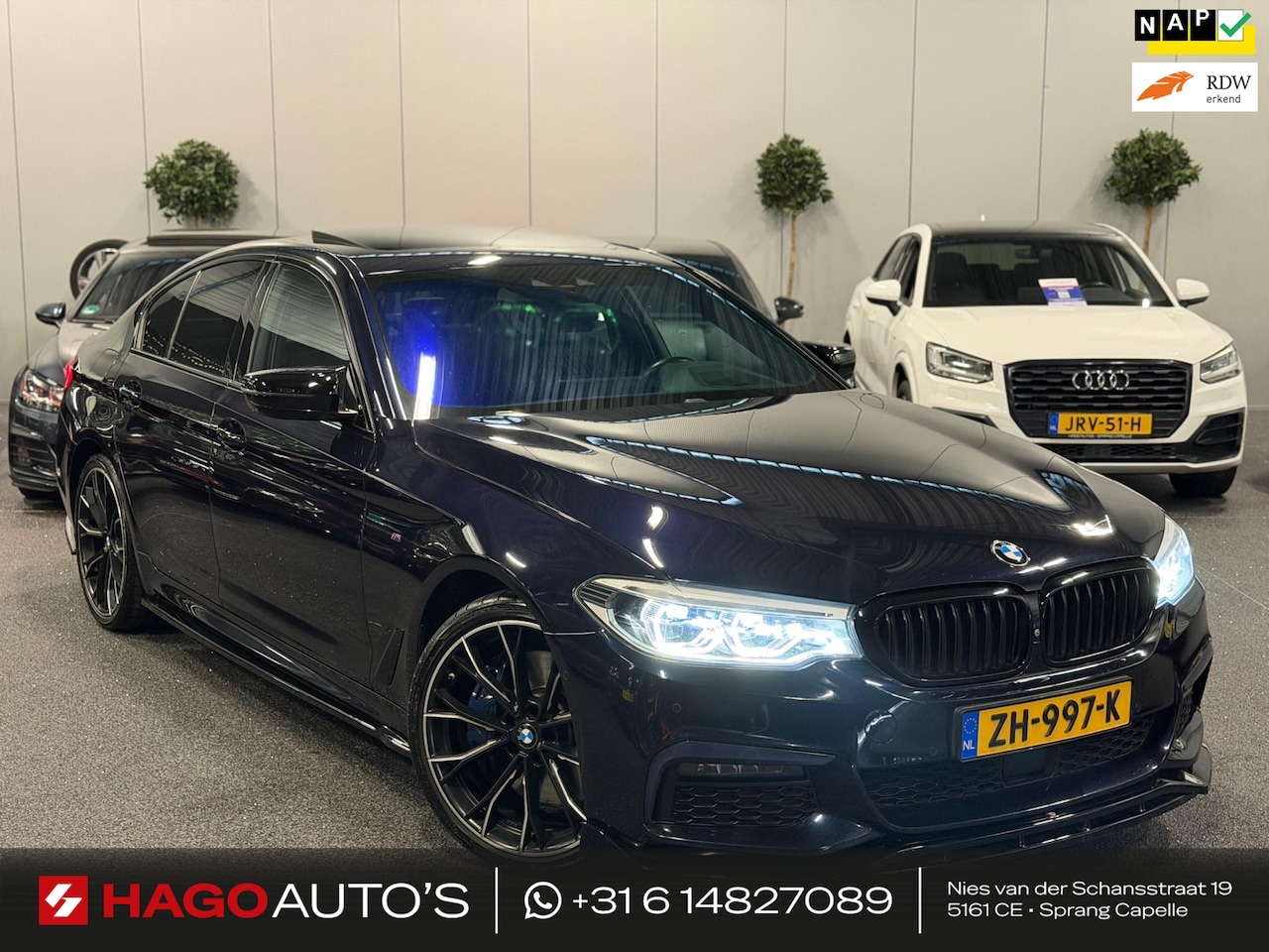 BMW 5-serie - 540i xDrive High Executive Edition 340PK!/MAXTON/HUD/SCHUIFDAK/360C/SOFTCLOSE/MEMORY/12-MN - AutoWereld.nl