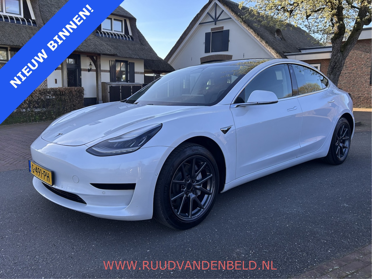 Tesla Model 3 - SR+ RWD 60 kWh SOH 90% / AUTOPILOT / CCS / PANODAK - AutoWereld.nl