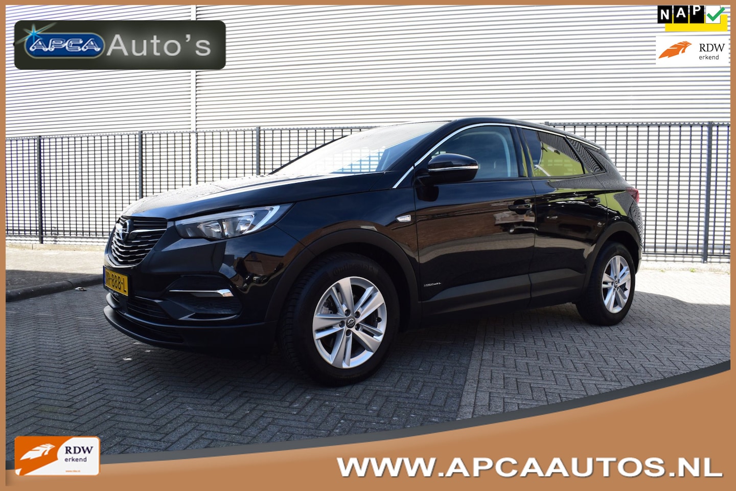 Opel Grandland X - 1.2 Turbo Business + 12 mnd GARANTIE Adaptive Cruise Line asist Carplay Clima Navi Camera - AutoWereld.nl