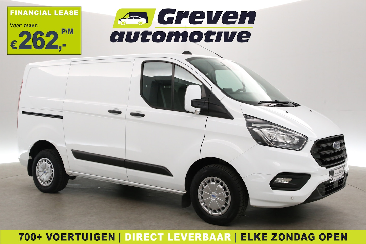 Ford Transit Custom - 2.0 TDCI L1H1 | Airco | Camera | Cruise | Trekhaak | 3 Zits | Carplay | Stoelverw. - AutoWereld.nl