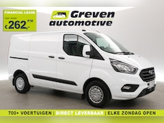Ford Transit Custom - 2.0 TDCI L1H1 | Airco | Camera | Cruise | Trekhaak | 3 Zits | Carplay | Stoelverw