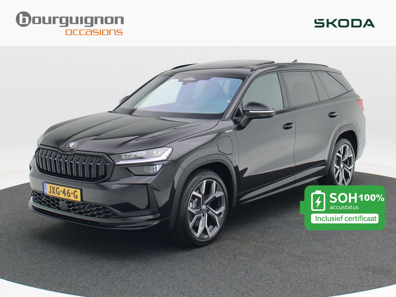 Skoda Kodiaq - 1.5 TSi 204 Pk Automaat PHEV Sportline Business | Panoramadak | Trekhaak | Full LED | 20 I - AutoWereld.nl