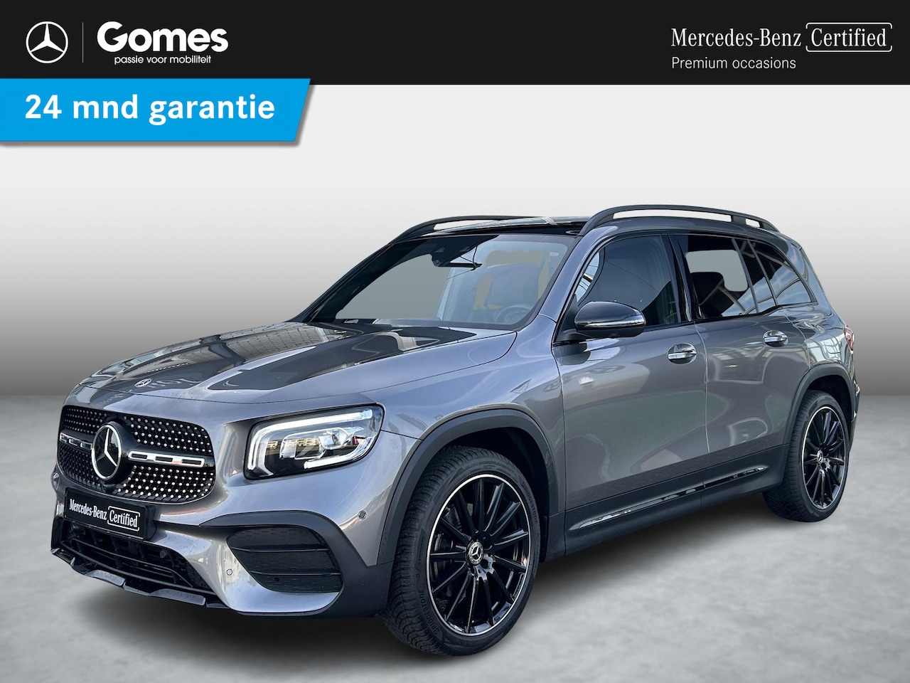 Mercedes-Benz GLB - 180 AMG Line 7p. | Panoramadak | Trekhaak | adaptief cruise control | 360 camera | Nightpa - AutoWereld.nl