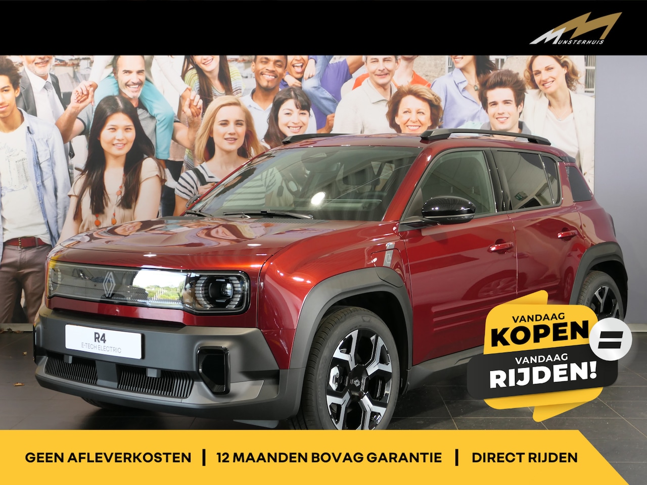 Renault 4 - comfort range techno 52 kWh - Occasion Lease vanaf €559 p/m - *DEMO* - One Pedal - Stoel/S - AutoWereld.nl