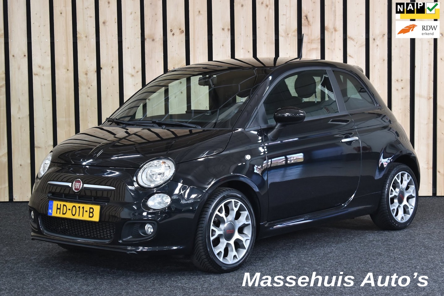 Fiat 500 - 0.9 TwinAir Turbo 500S 44dkm CarPlay 2e eig. Airco Navi Nwe APK - AutoWereld.nl