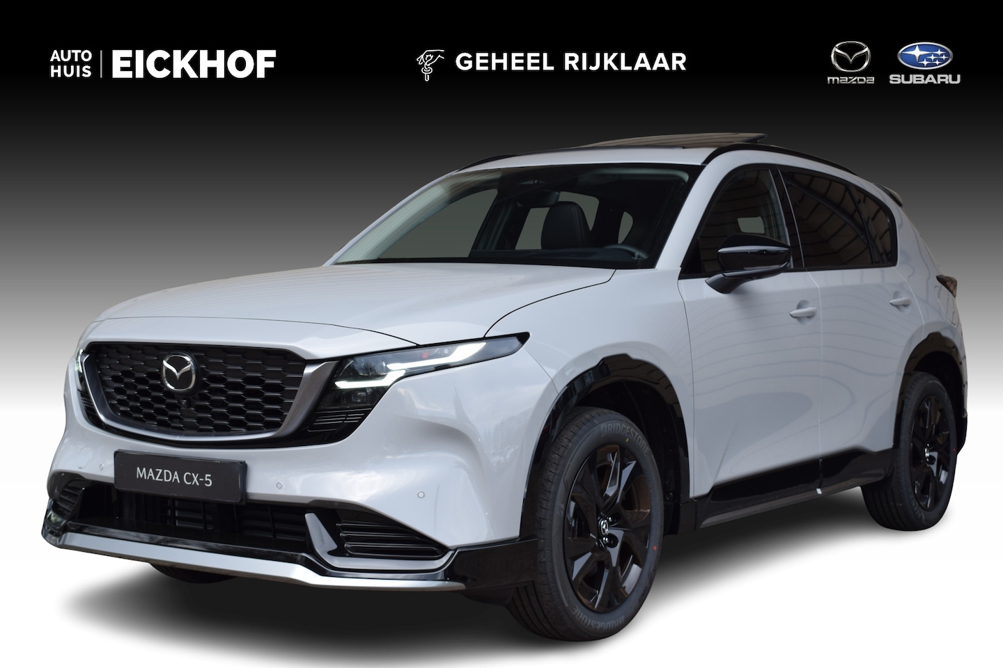 Mazda CX-5 - 2.5 E-SKYACTIV G 141 M HYBRID Homura - Aero Pack - Wegklapbare trekhaak - AutoWereld.nl