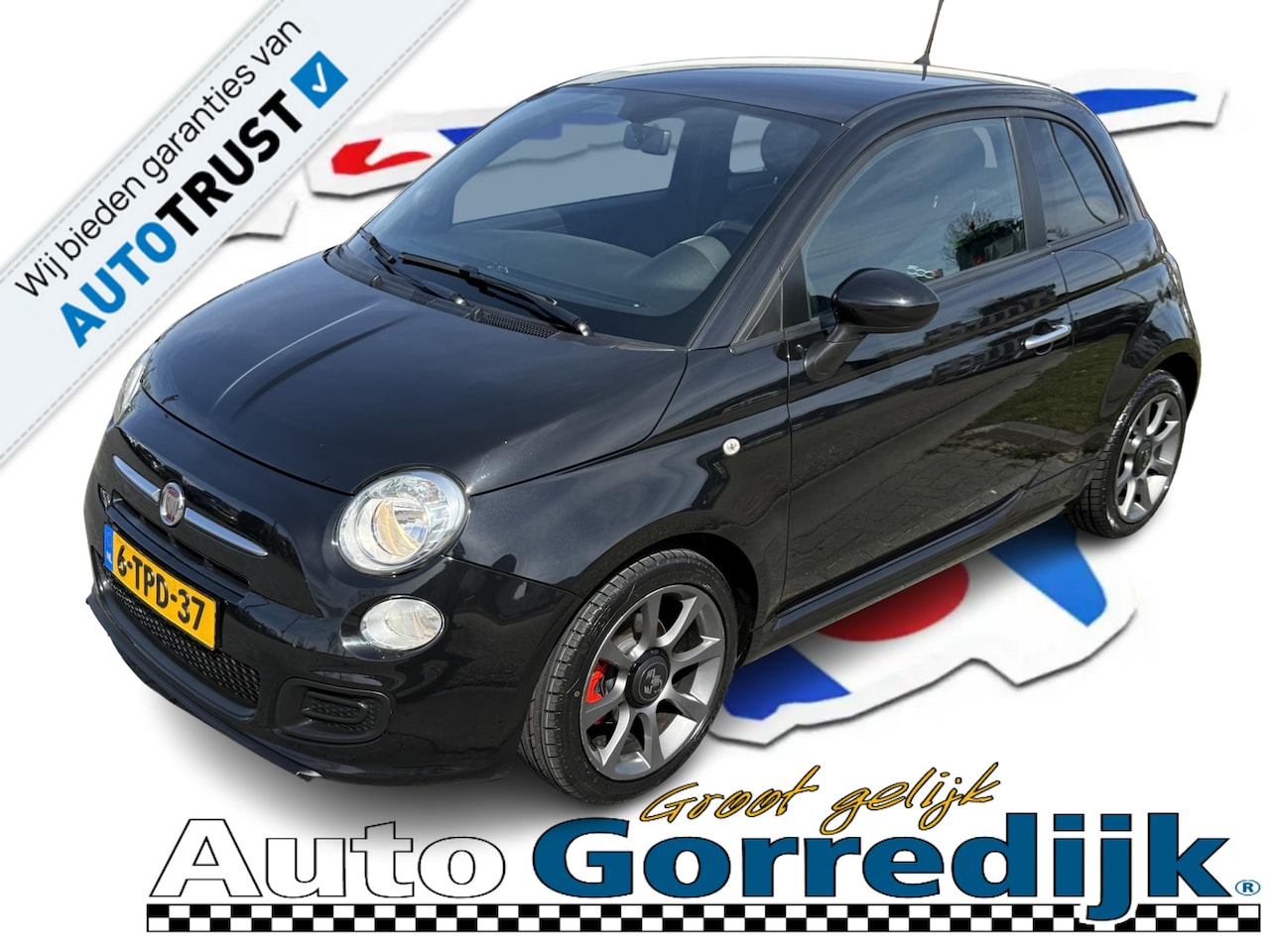 Fiat 500 - 0.9 TwinAir Turbo Lounge 500 S 1/2 LEDER,AIRCO,LMV, - AutoWereld.nl