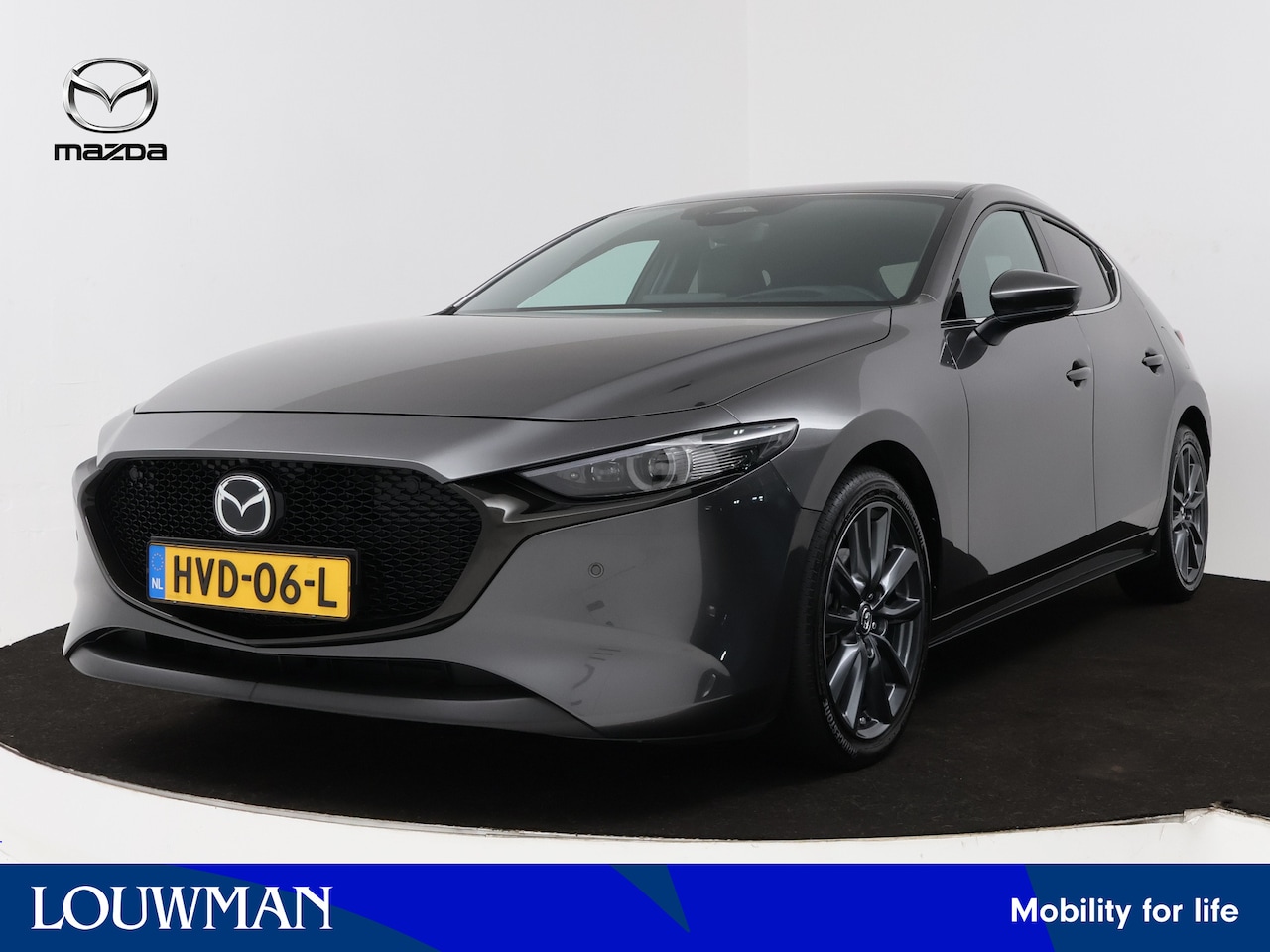 Mazda 3 - 2.5 e-SkyActiv-G M Hybrid 140 Takumi automaat | Leder | BOSE | - AutoWereld.nl