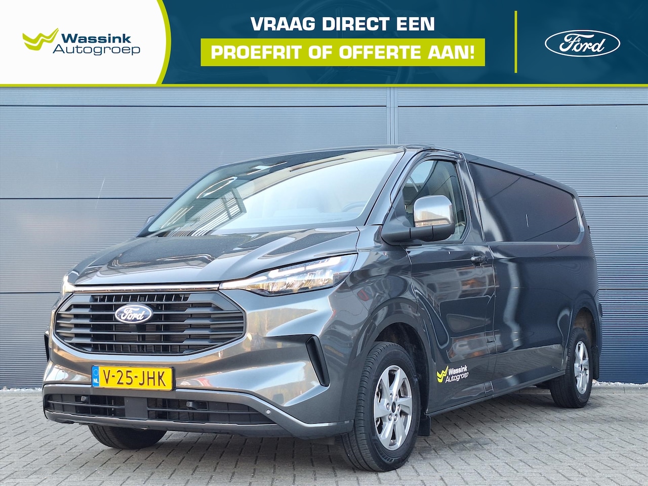 Ford Transit Custom - 2.0 EcoBlue 136pk L2H1 320 Limited I Navigatie I Trekhaak - AutoWereld.nl