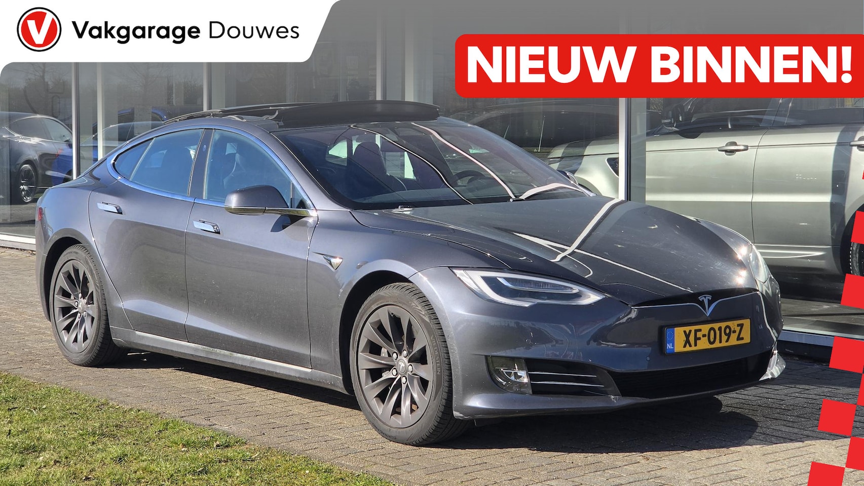 Tesla Model S - 75D Base | NAP | Pano | Luchtvering | Zwart leder | ACC | Facelift - AutoWereld.nl