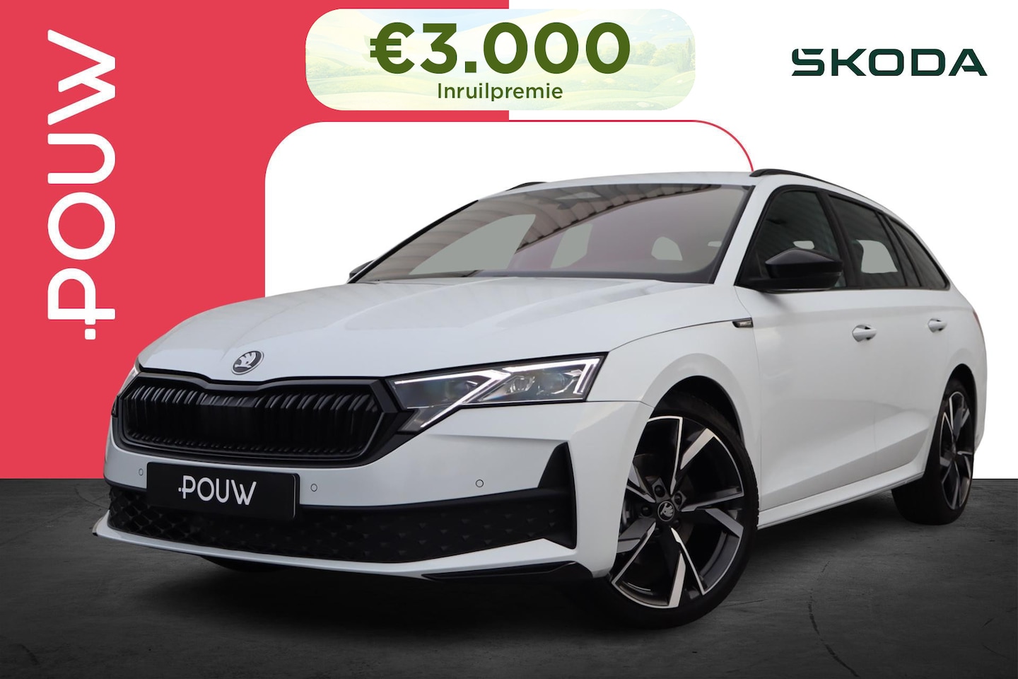 Skoda Octavia Combi - 1.5 TSI 150pk MHEV Sportline Tour | 19" Velgen | Trekhaak Wegklapbaar - AutoWereld.nl