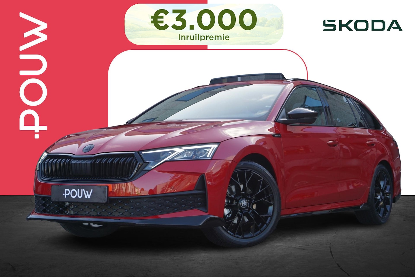 Skoda Octavia Combi - 1.5 TSI 150pk DSG MHEV Sportline Tour | Black Pakket | Panoramadak - AutoWereld.nl