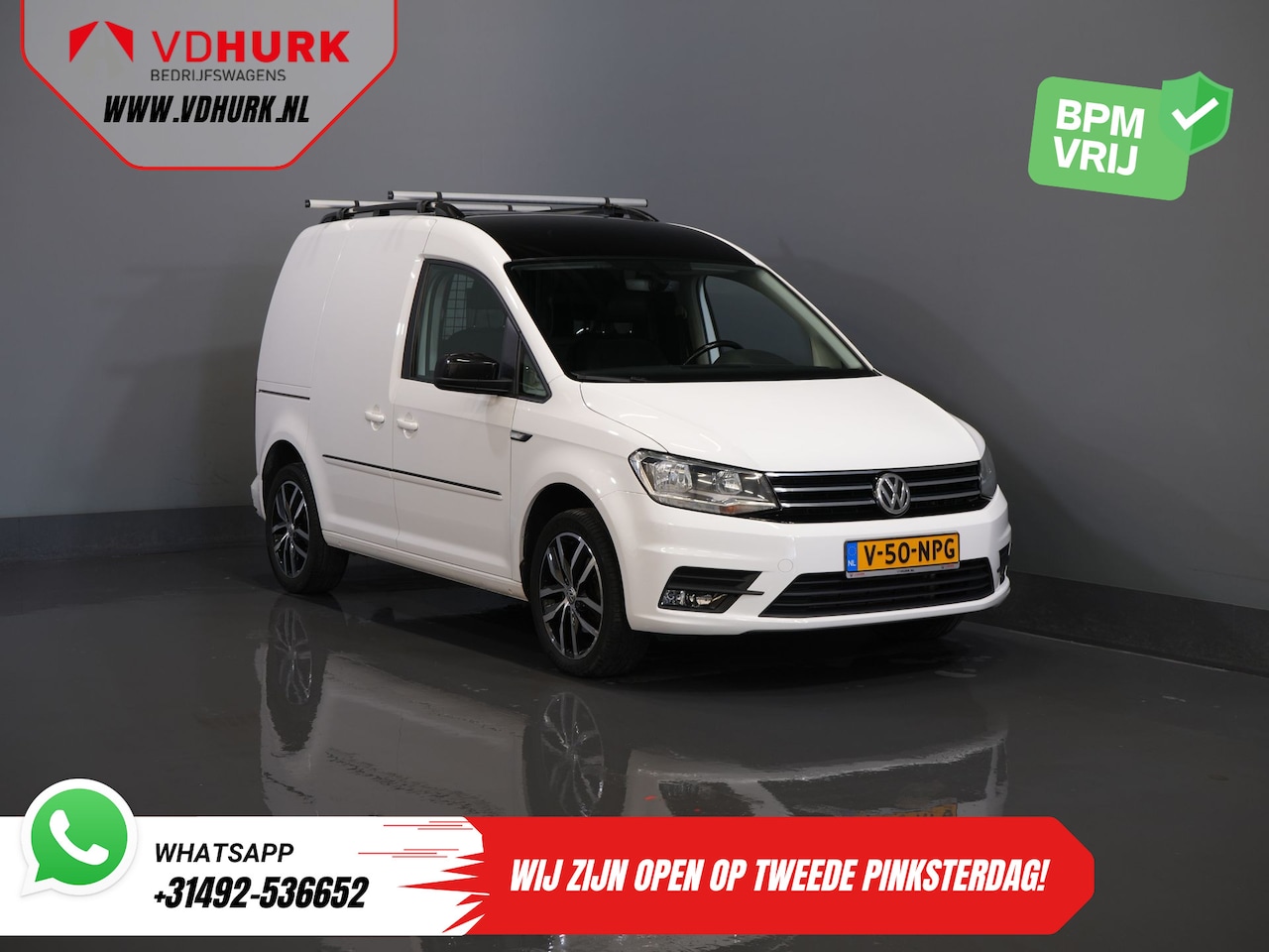 Volkswagen Caddy - 2.0 TDI 100 pk DSG Aut. BPM VRIJ! Edition 35 Carplay/ Stoelverw./ Standkachel/ Cruise/ Air - AutoWereld.nl