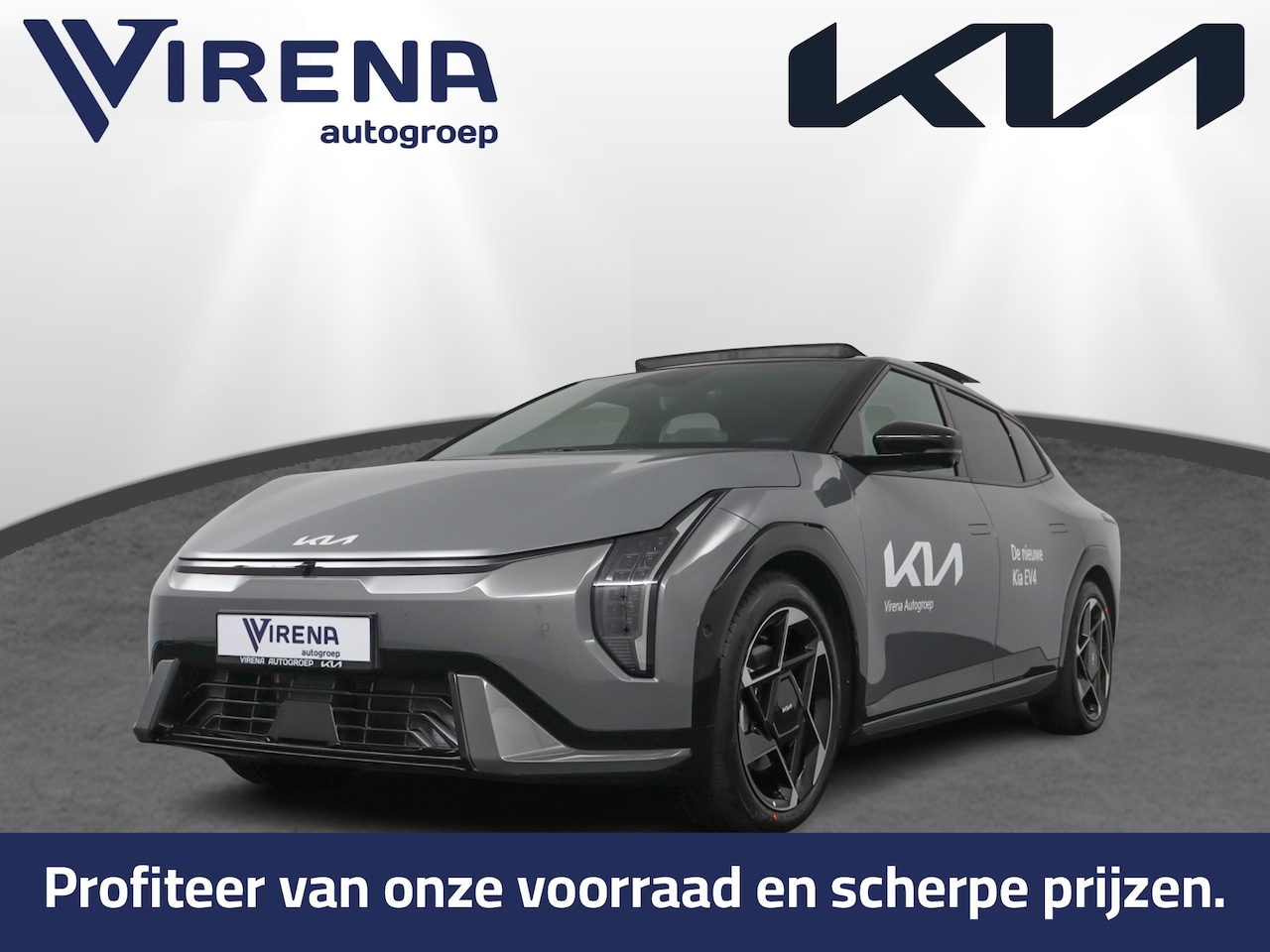 Kia EV4 Fastback - GT-PlusLine 81.4 kWh - *DEMO* - Head-up Display - 360 Camera - Stoelverwarming/ventilatie - AutoWereld.nl