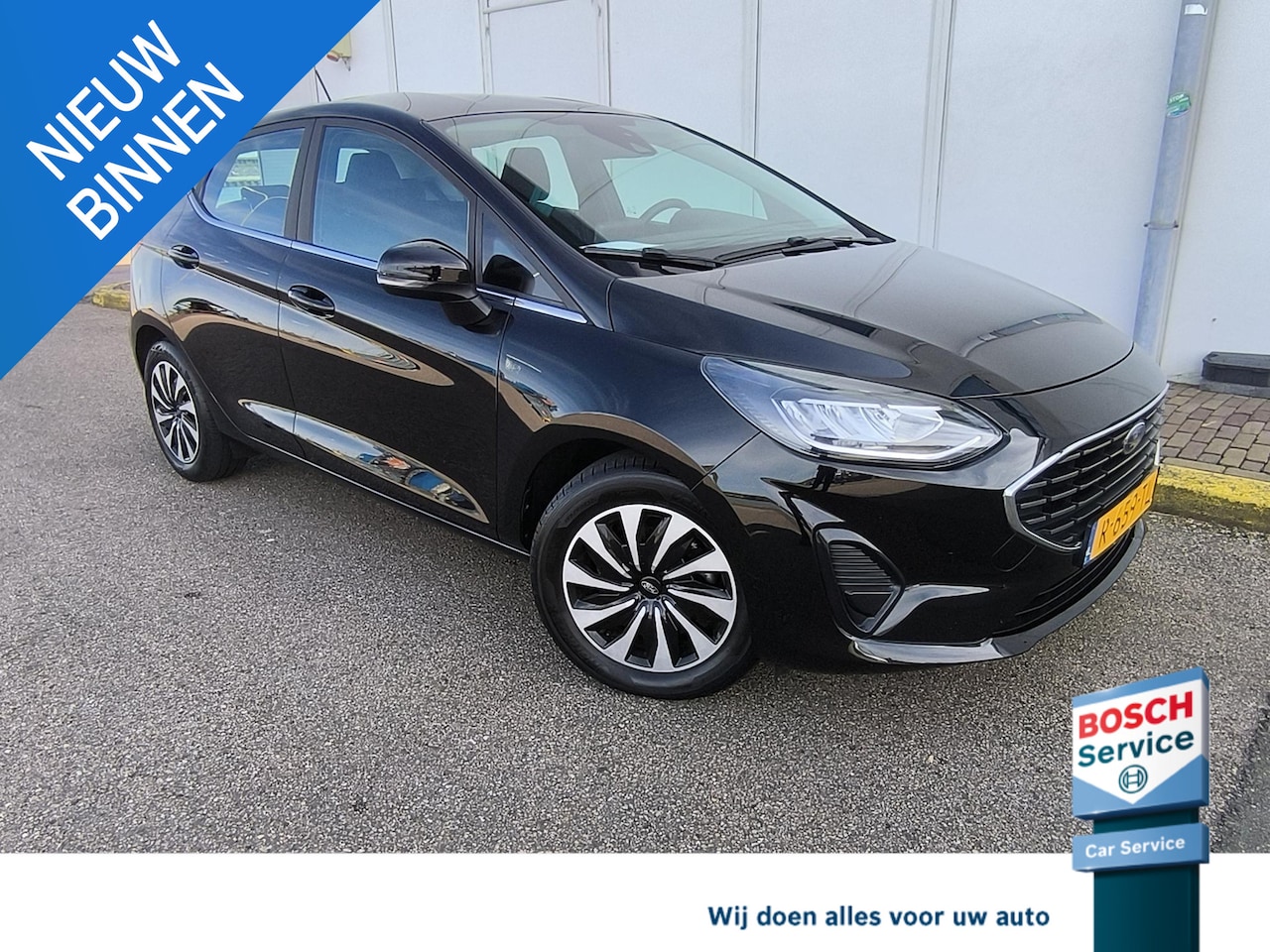 Ford Fiesta - 1.0 EcoBoost Hybrid Titanium X DAB, climate en cruise control, led verlichting, navi, carp - AutoWereld.nl