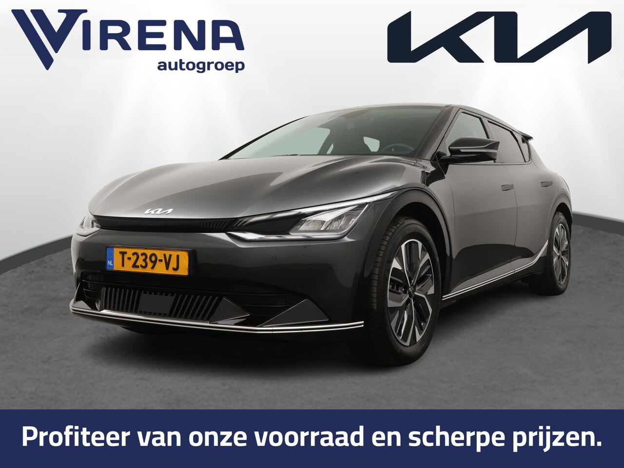 Kia EV6 - Plus AWD 77.4 kWh - SOH 97,2% - Navigatie - Climate Control - LED - Adaptief Cruise Contro - AutoWereld.nl