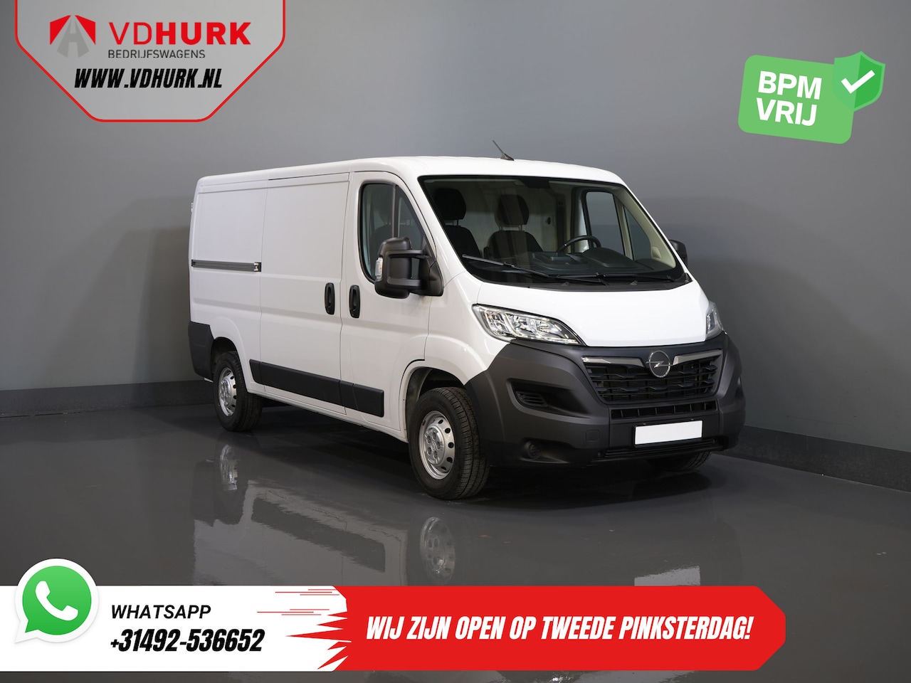 Opel Movano - 2.2 120 pk L2 Carplay/ 270Gr.Deuren/ Climate/ Navi/ Cruise/ Camera/ PDC/ DAB - AutoWereld.nl