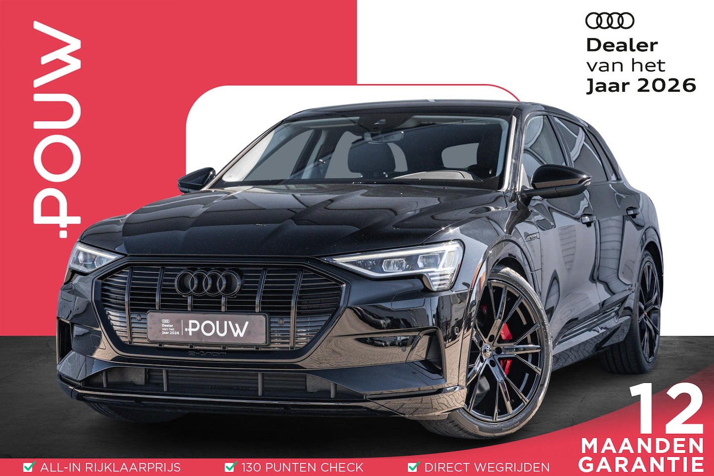 Audi e-tron - 55 408pk quattro Edition 95 kWh | Trekhaak | 22" Velgen | Parkeersensoren Rondom - AutoWereld.nl