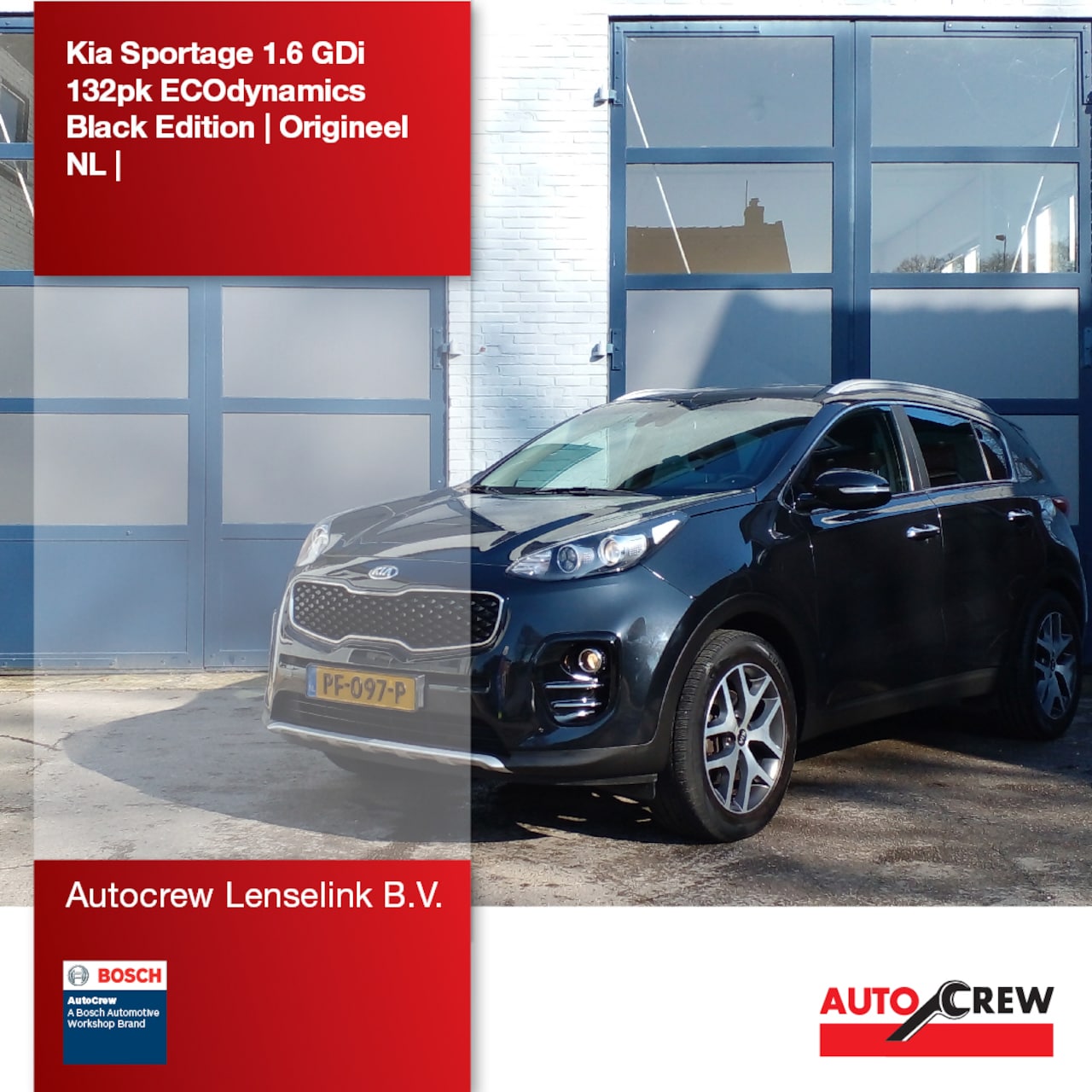 Kia Sportage - 1.6 GDi 132pk ECOdynamics Black Edition | Origineel NL | - AutoWereld.nl